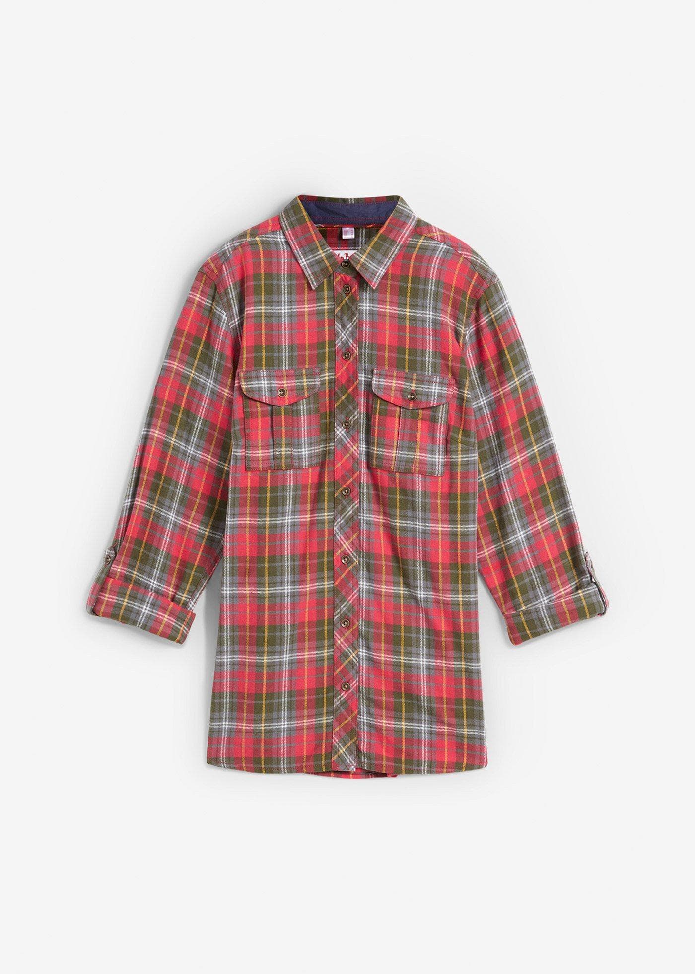 Flanell Bluse – Bild 1 von 5