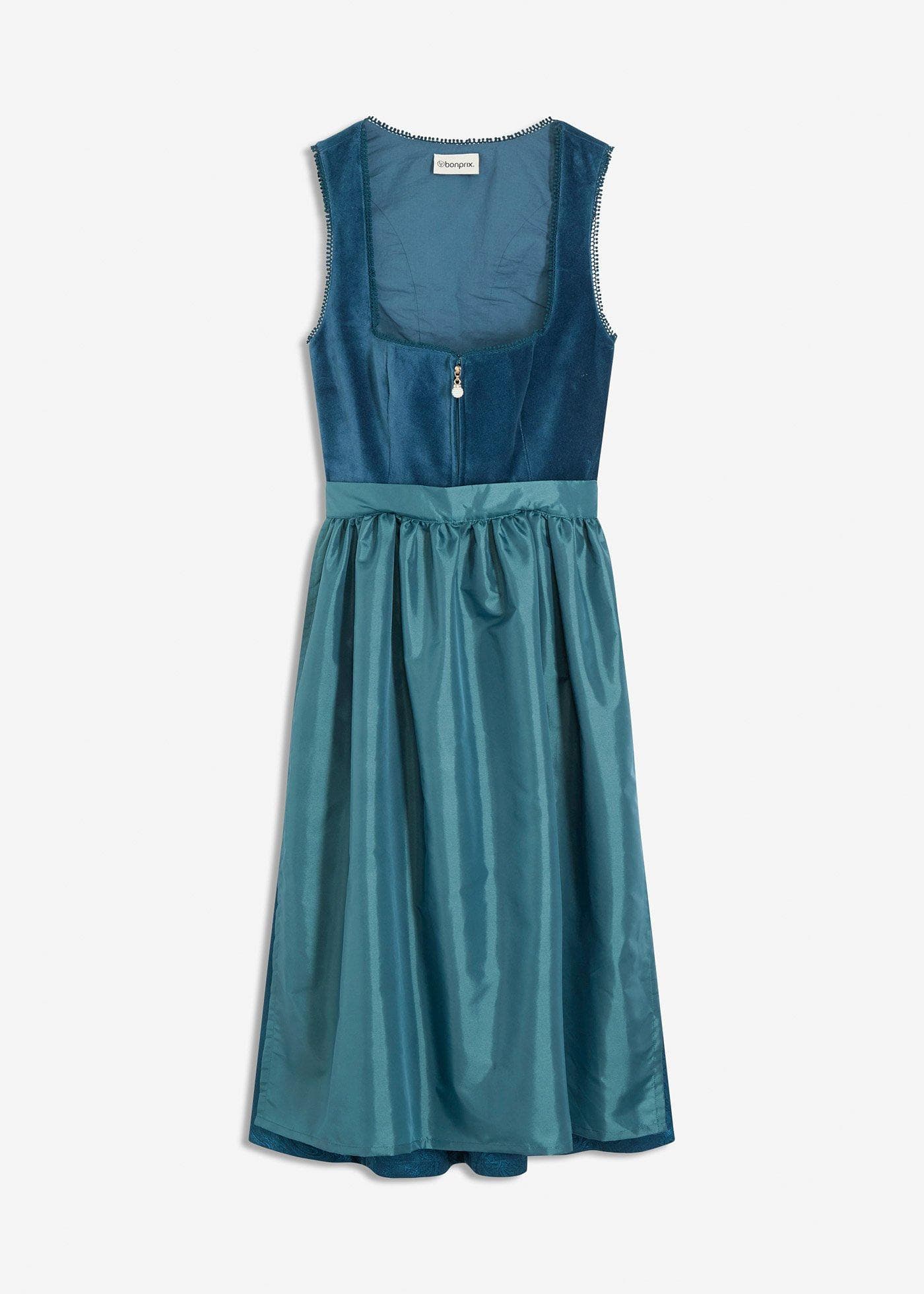 Dirndl mit Samt in Midilaenge 2 Tlg Set – Bild 1 von 5