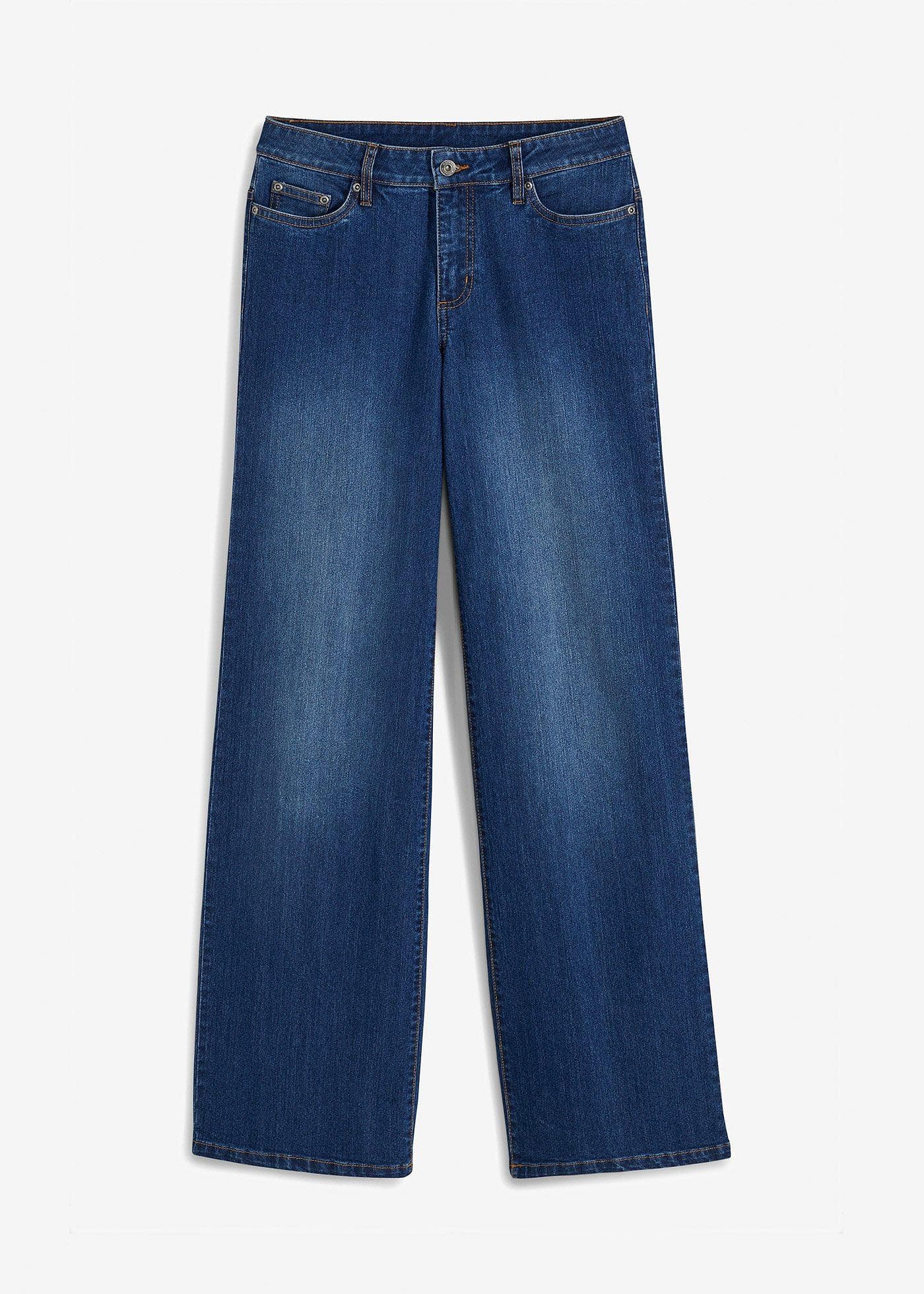 Wide Leg Jeans Mid Waist – Bild 1 von 5