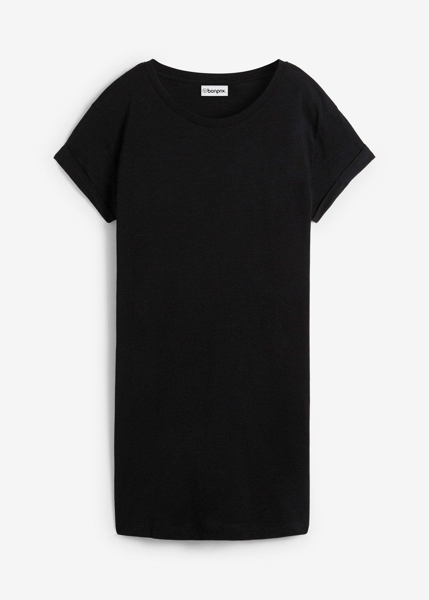 Boxy Longshirt mit Kurzen Ärmeln – Bild 1 von 5