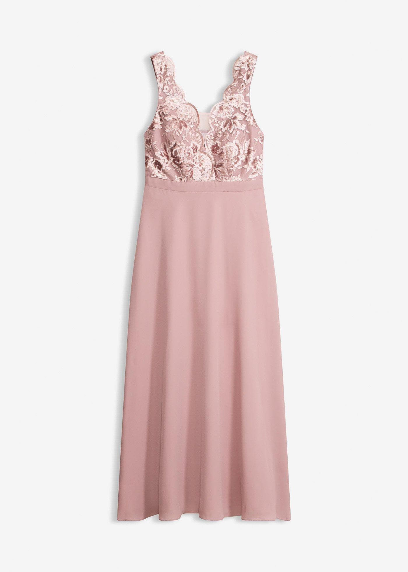 Chiffonkleid mit Pailettenstickerei – Bild 1 von 5